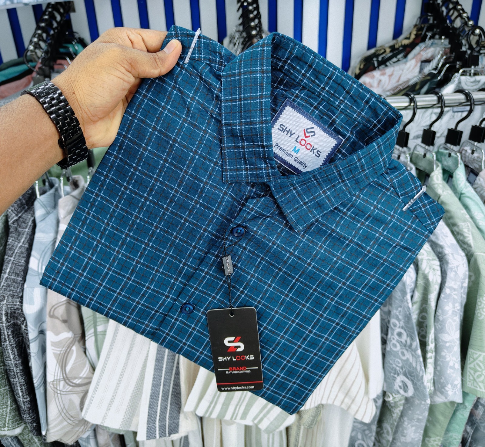 Pure Cotton Full Sleeve Check Shirt for Men’s 🧥   