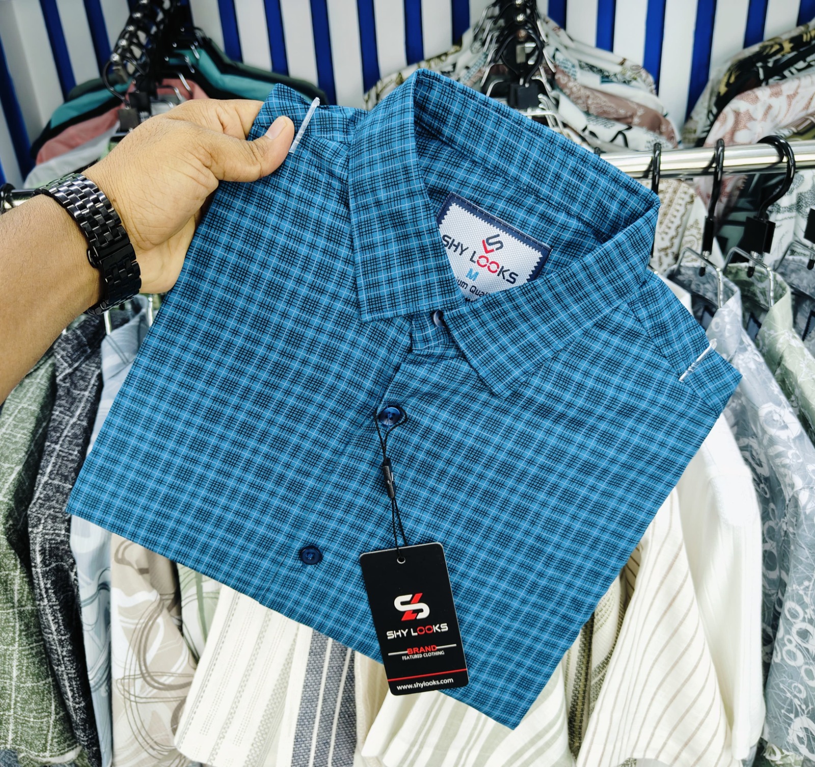 Pure Cotton Full Sleeve Check Shirt for Men’s 🧥   