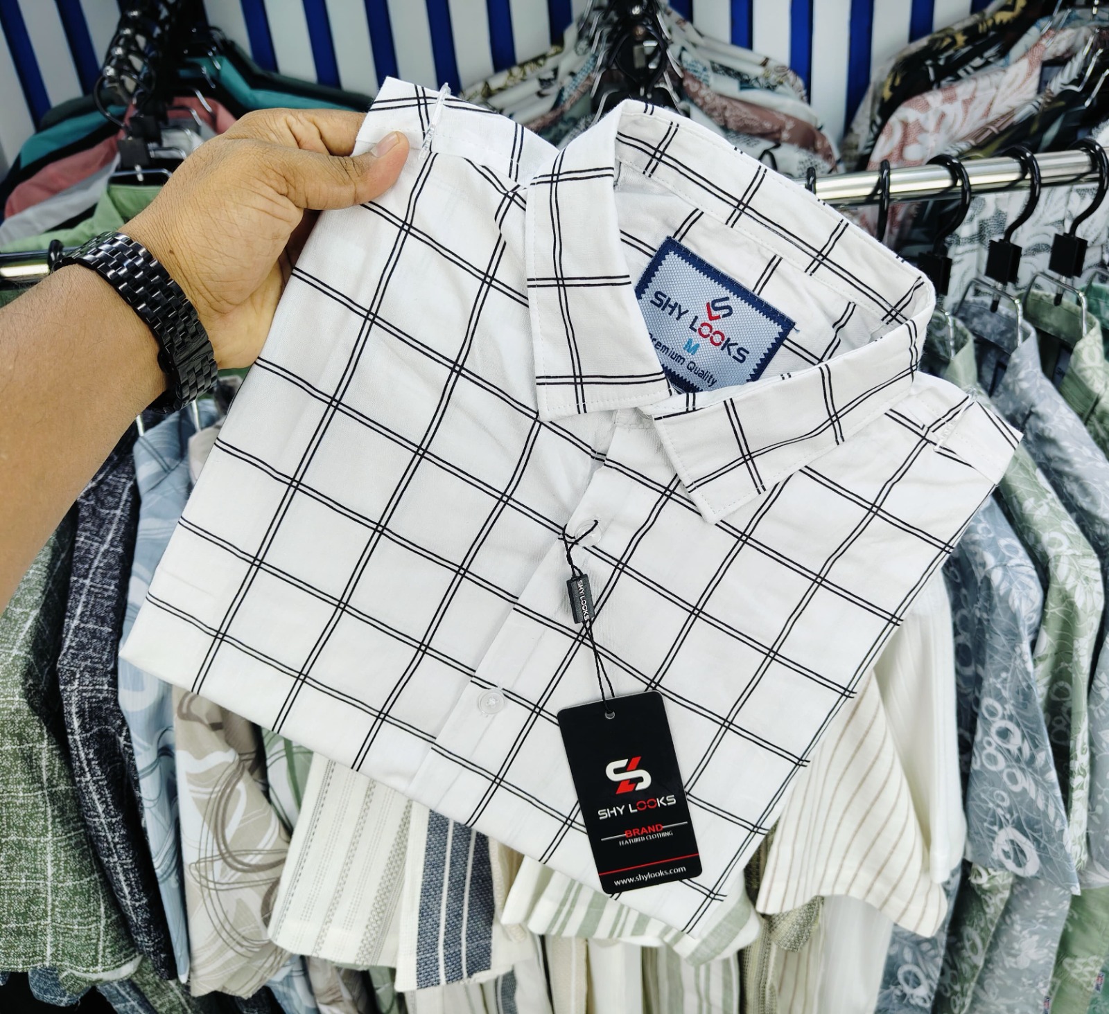 Pure Cotton Full Sleeve Check Shirt for Men’s 🧥   