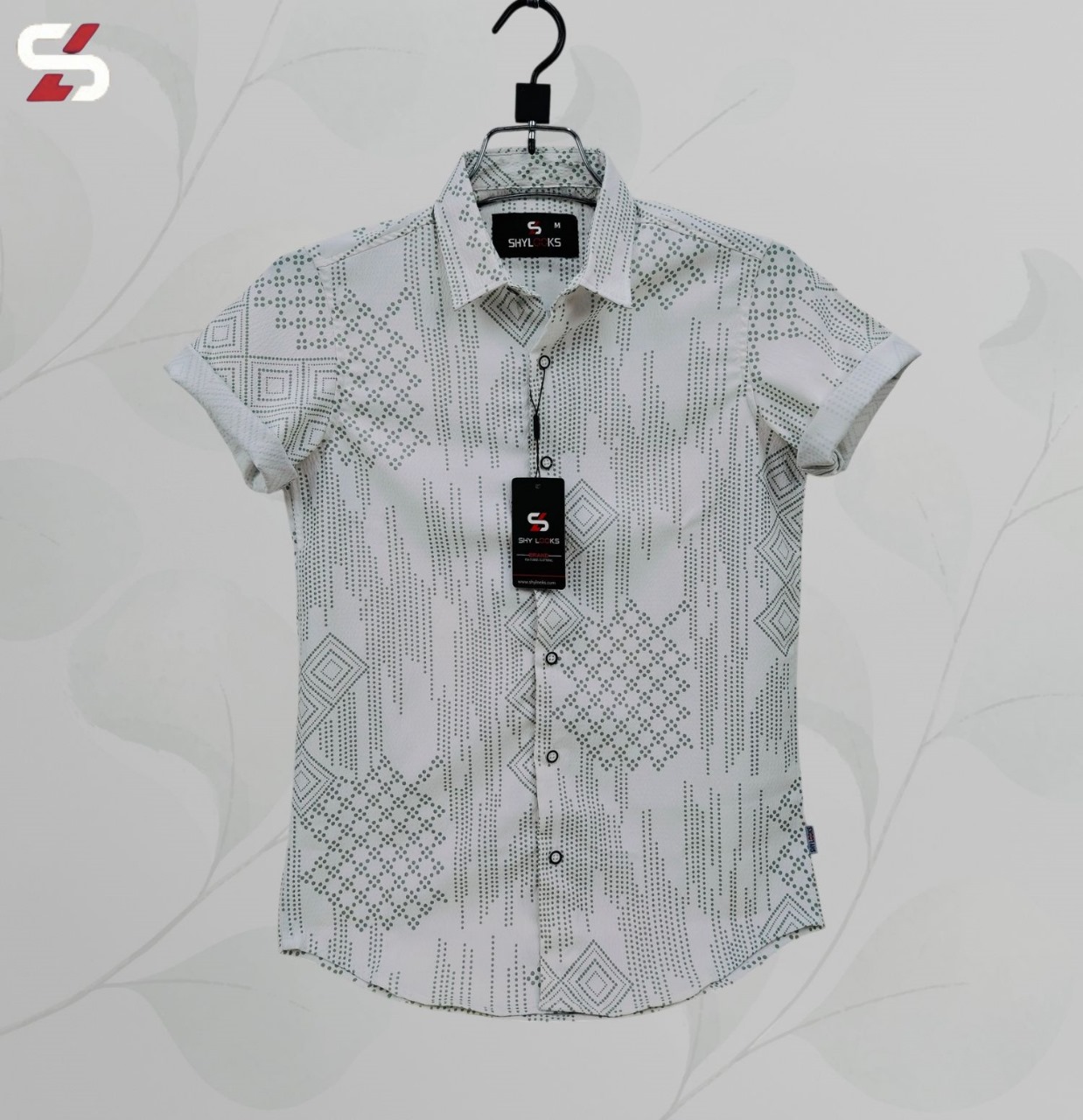 Luxury Popcorn Half Sleeve Print Shirt- Shy Looks