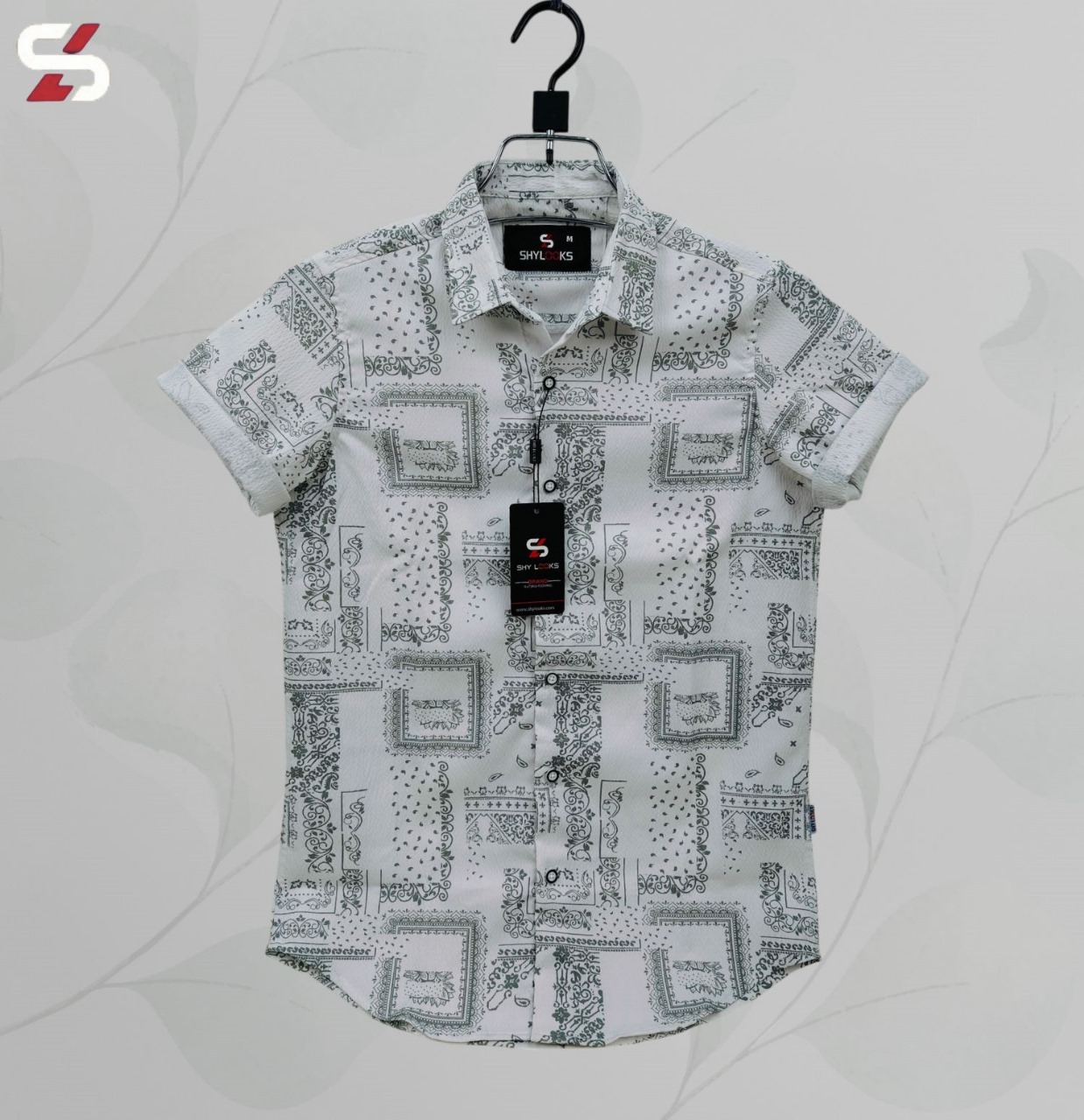 Luxury Popcorn Half Sleeve Print Shirt- Shy Looks  