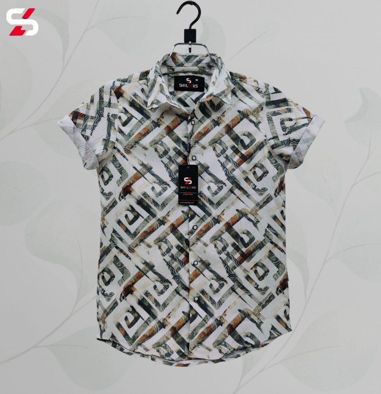 Luxury Popcorn Half Sleeve Print Shirt- Shy Looks  