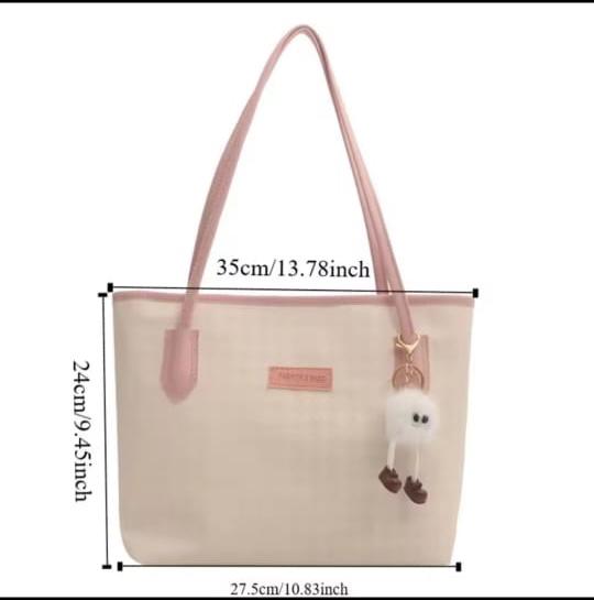 New doll tote bag with doll