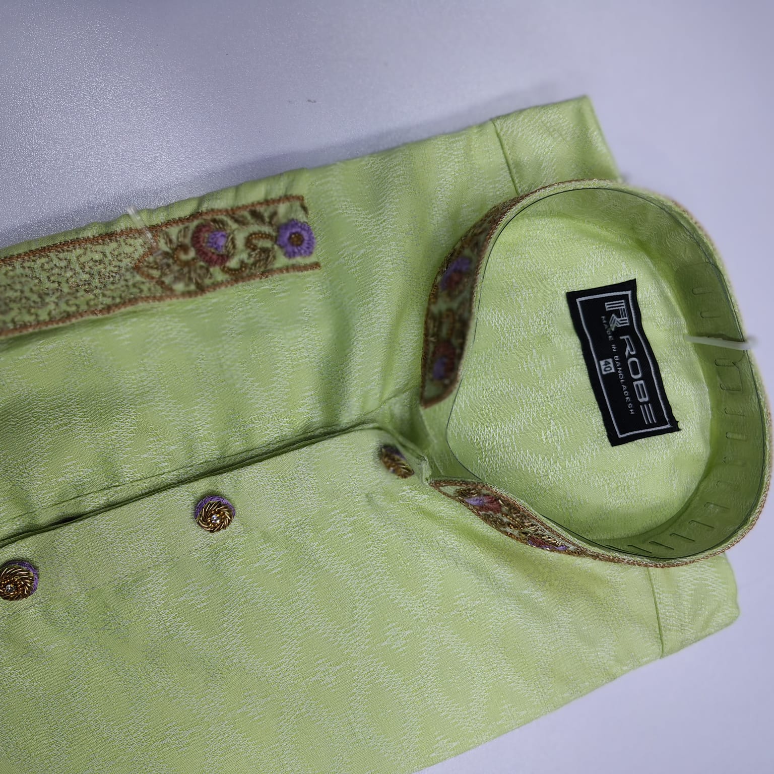 Indian Cotton Gorgeous Karchupi Panjabi