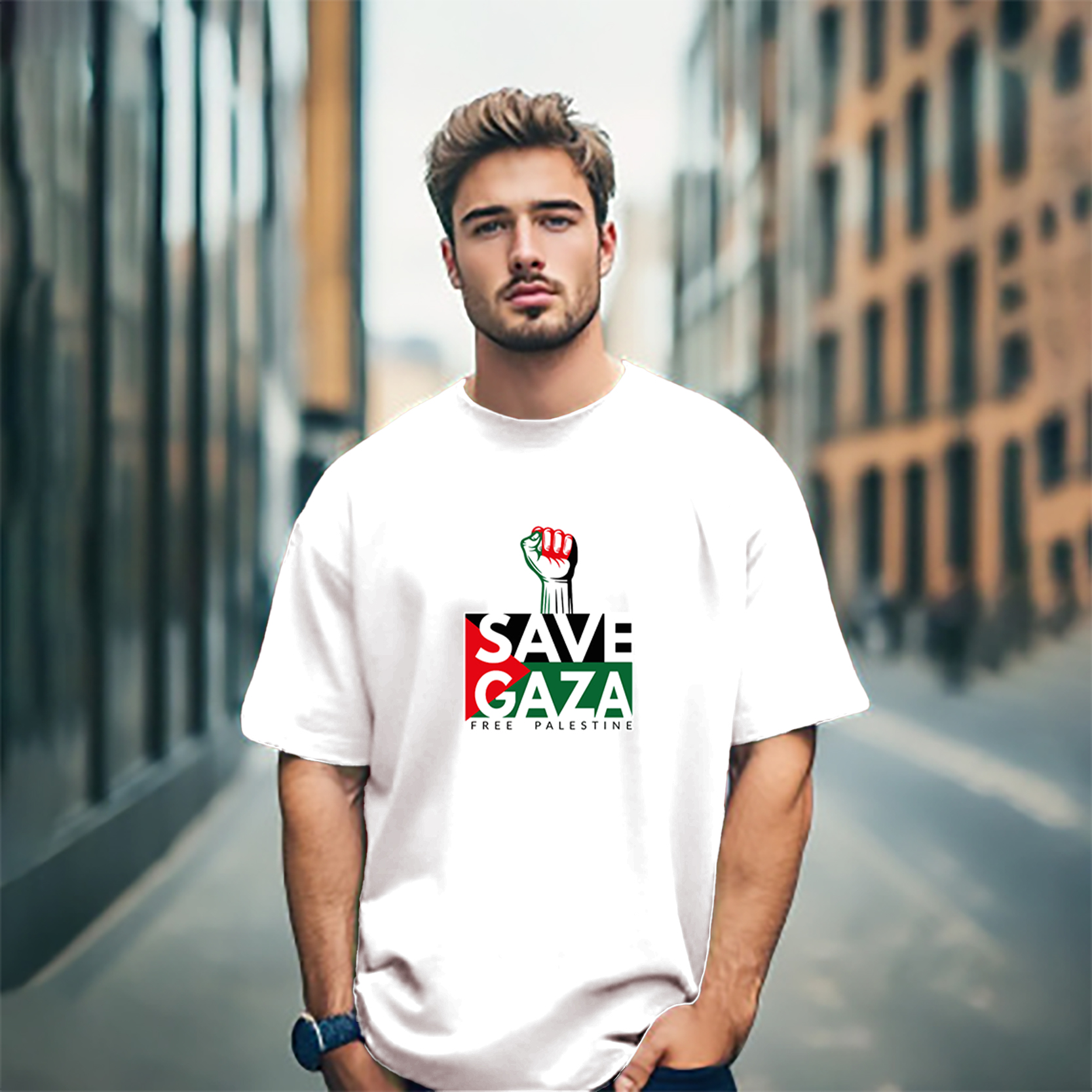 Save GAZA Cotton T-shirt
