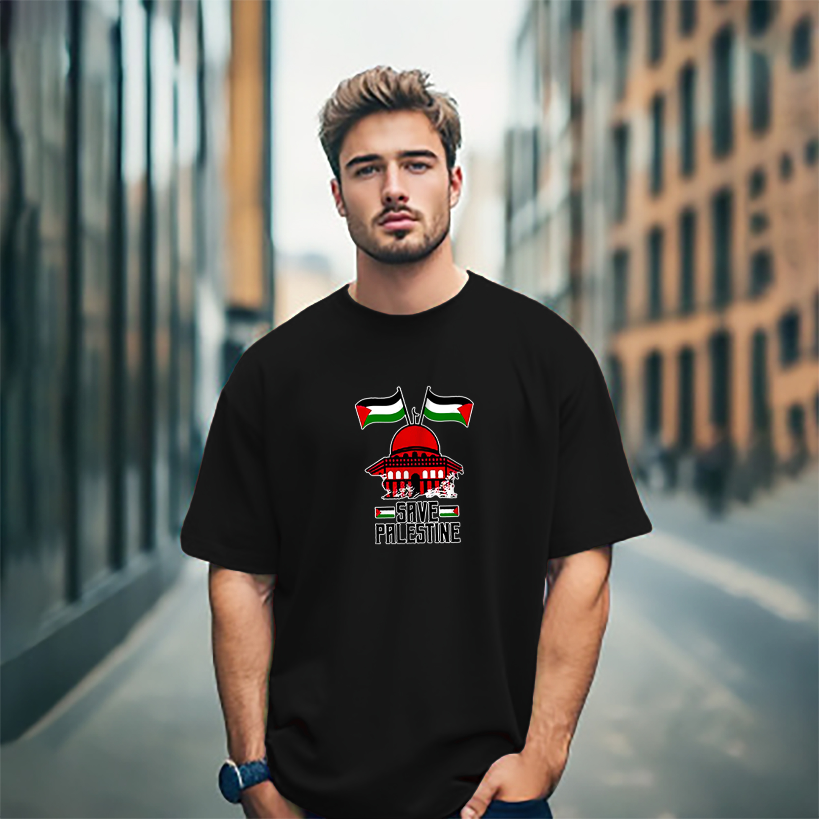 Save GAZA Cotton T-shirt 