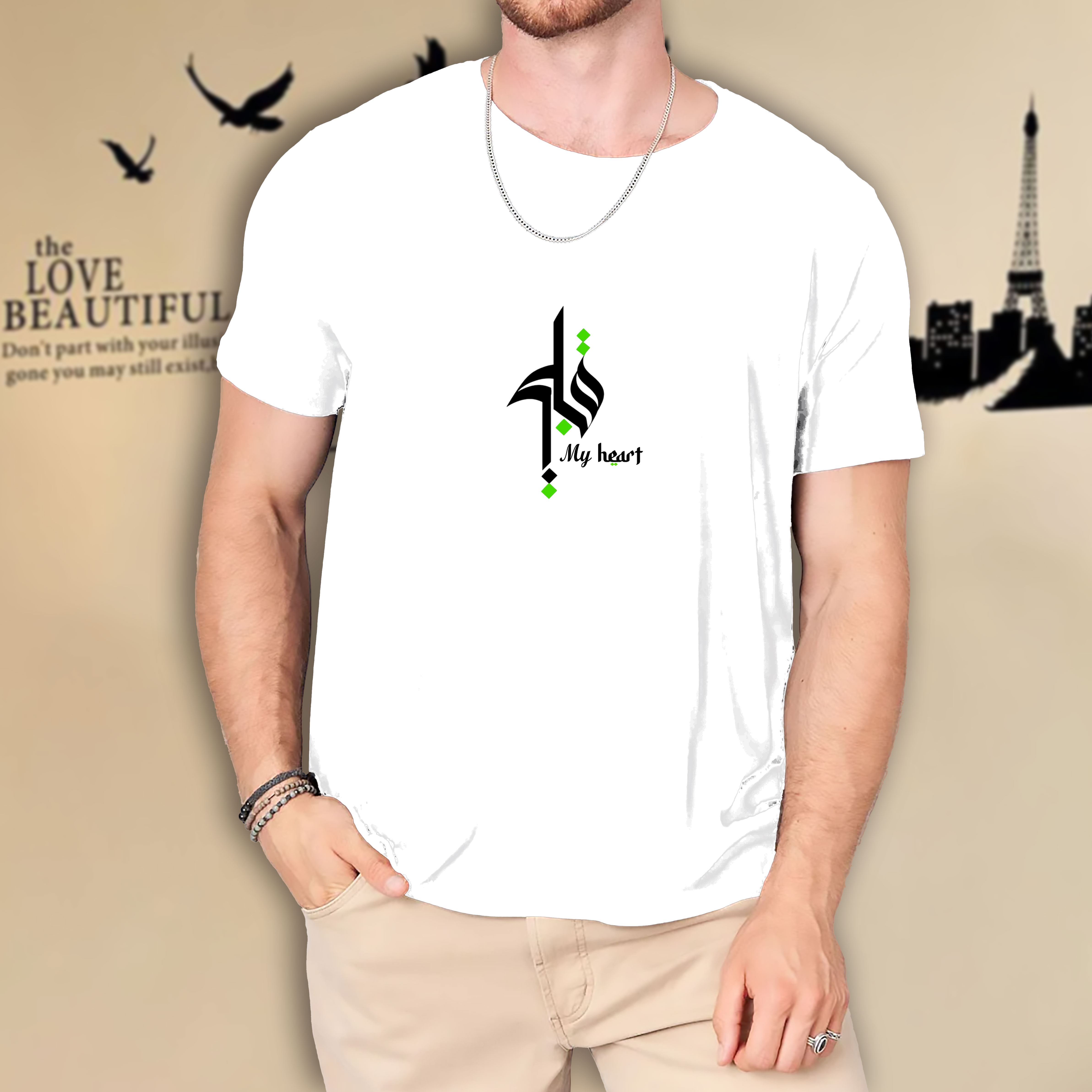 Exclusive Design Cotton T -  shirt  For Men's  
