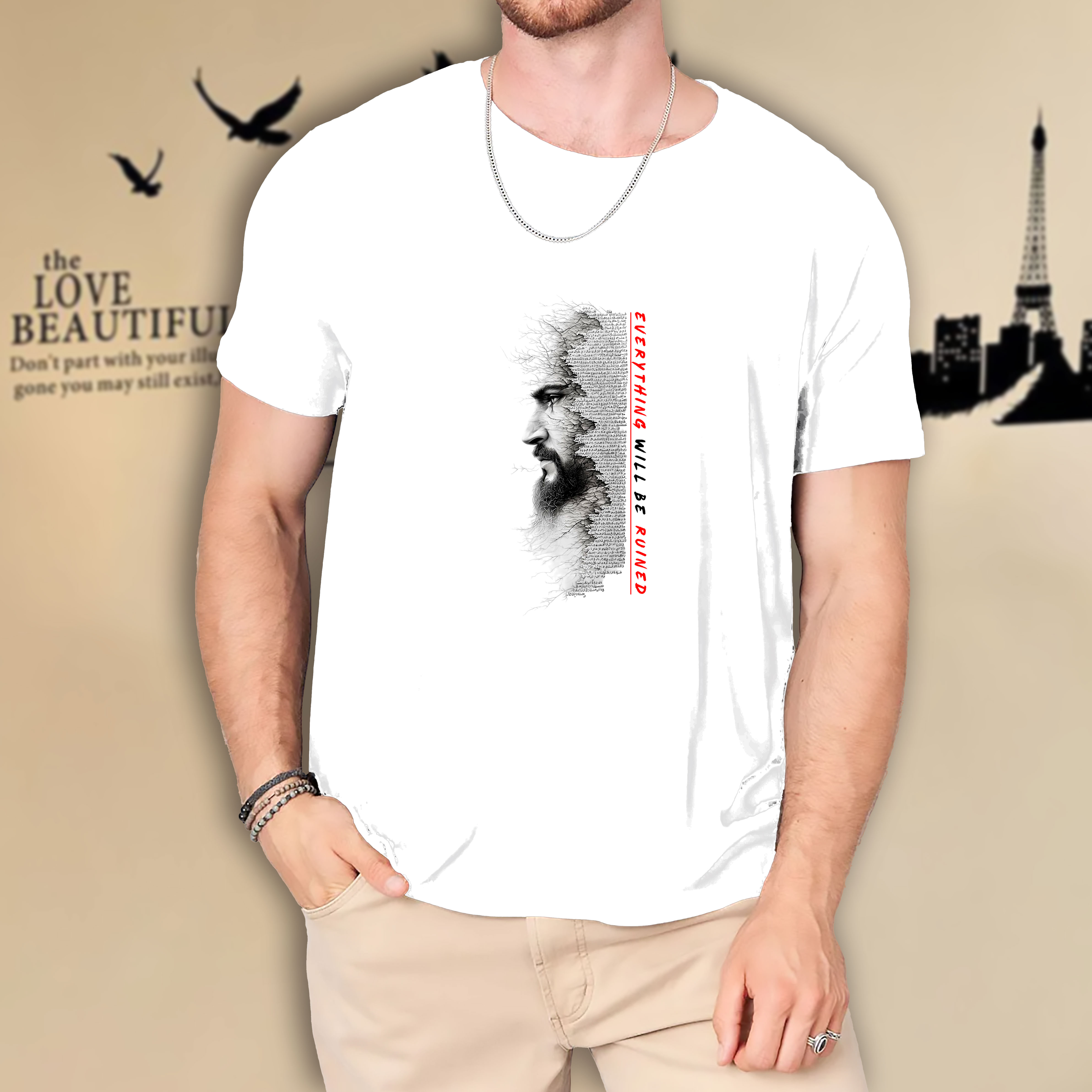 Exclusive Design Cotton T -  shirt  For Men's  