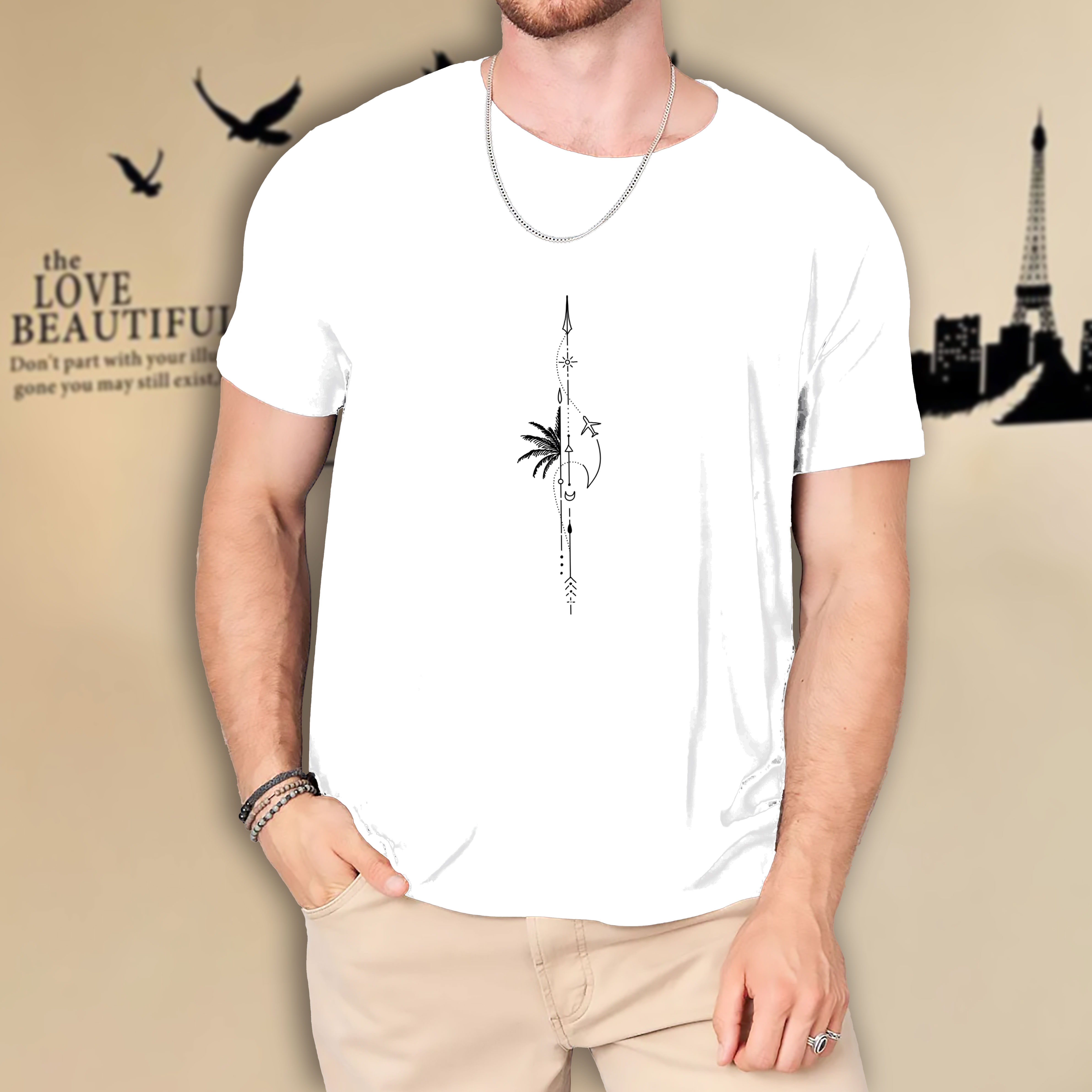 Exclusive Design Cotton T -  shirt  For Men's  