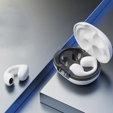 Painless Wear Ear-clip Earphones, Air Conduction, HiFi Stereo, Clip On Wireless Earphone, Touch Control Model LY22