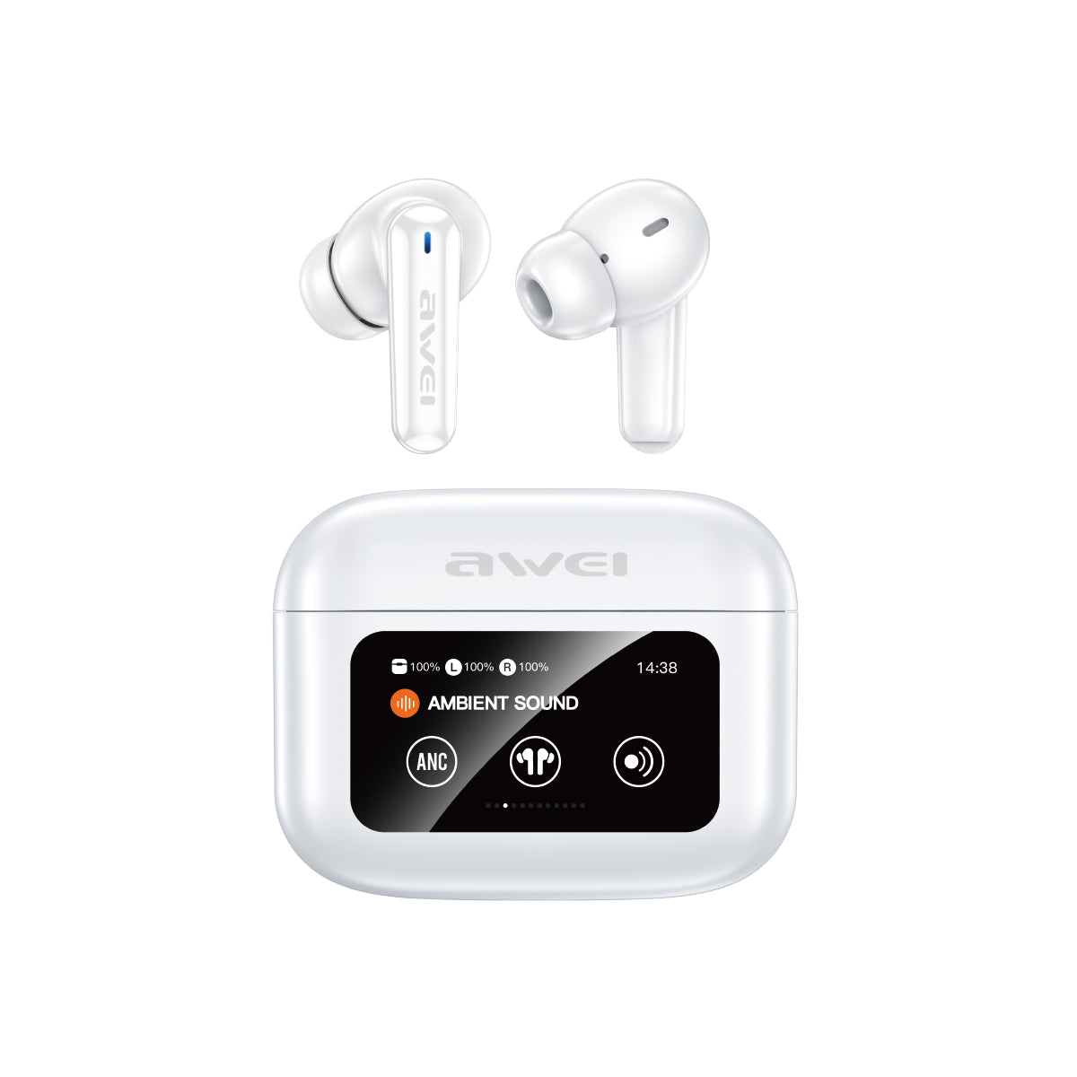 Awei T56 ANC Earbuds with LED Touch Display