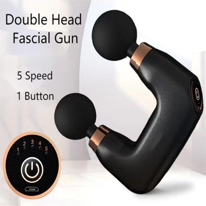 Double Headed Fascia Massage Gun (MGE-016)