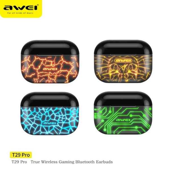 Awei T29 Pro TWS RGB Gaming True Wireless Earbuds