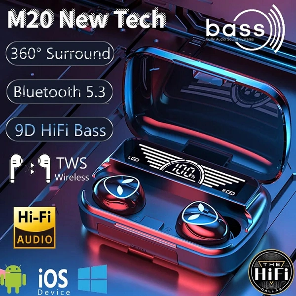 M19 Pro Bluetooth Wireless Earphones