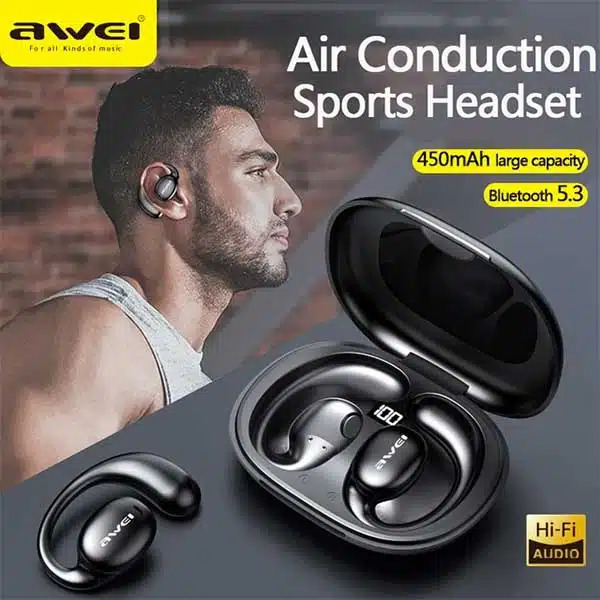 Awei T80 OWS Bluetooth Air Conduction Earbuds Code : 8896