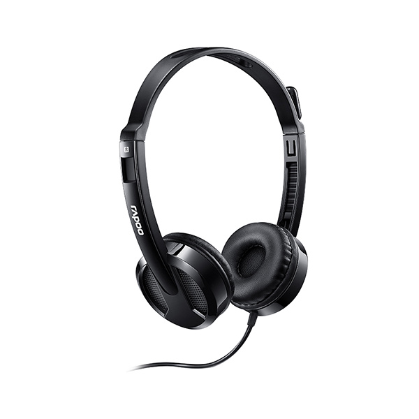 Rapoo H150S USB Stereo Headphone – Black