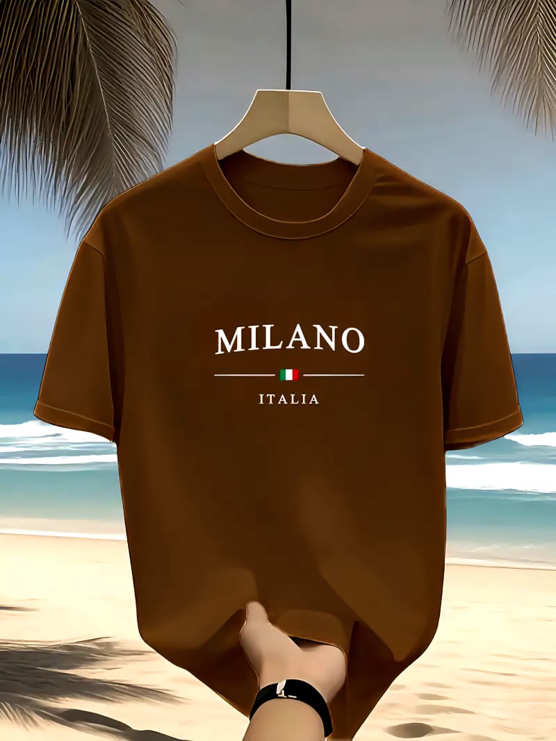 Drop Shoulder Tshirt with DTF Print