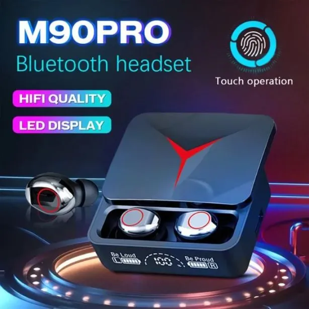 M90 Pro Earbuds Tws Earphone Touch