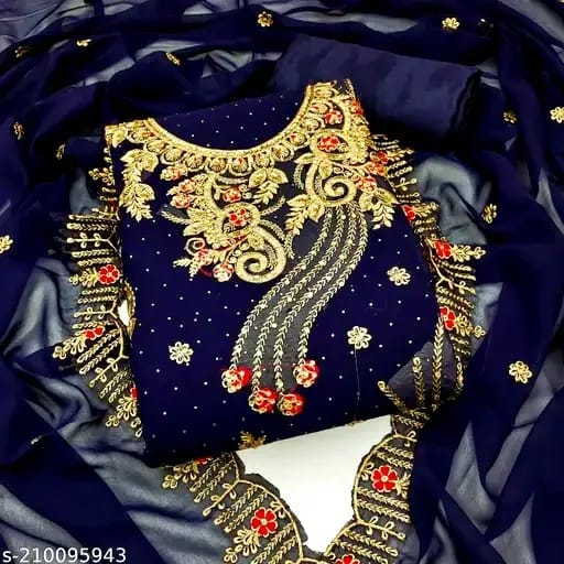 Georgette Embroidery Four Piece