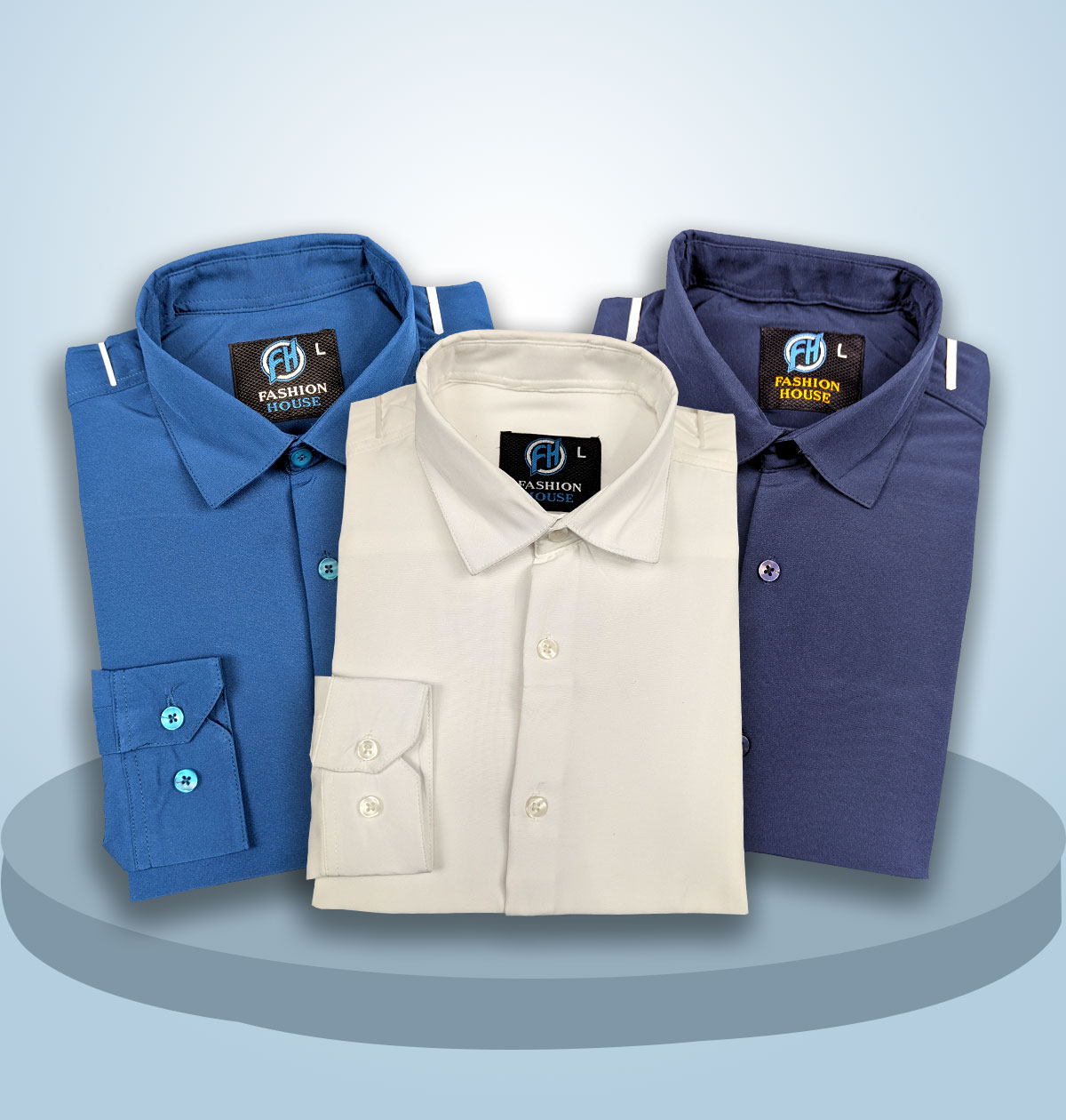 Premium 3 Piece Shirt  Combo Pack (Formal / Casual