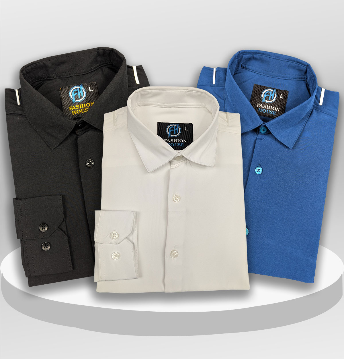 Premium 3 Piece Shirt  Combo Pack (Formal / Casual