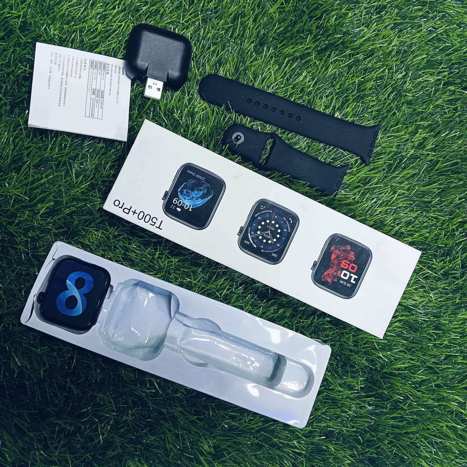 T500+ Pro Smart Watch with BT Call Heart Rate Blood Pressure for ladies men T500 Pro smart sport watches