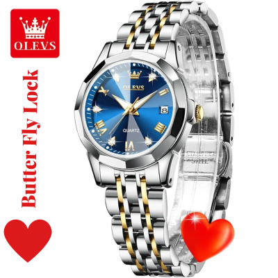 OLEVS Watch for Women Branded Stainless steel Elegant Luminous Ladies Watches 9931