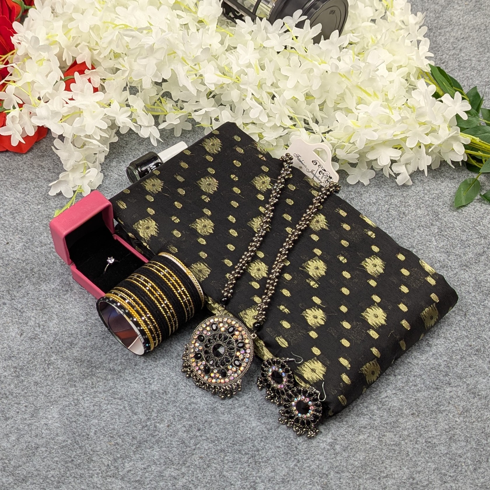 Premium Jamdani Saree Combo