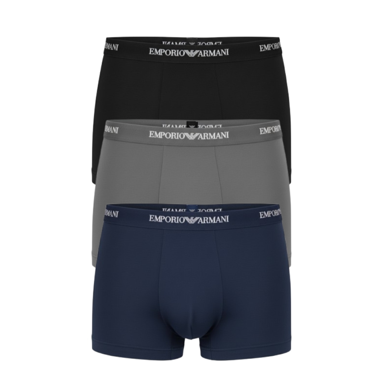EMPORIO ARMANI 3-Pack Boxer Shorts Men's Trunks ( Multi Color)