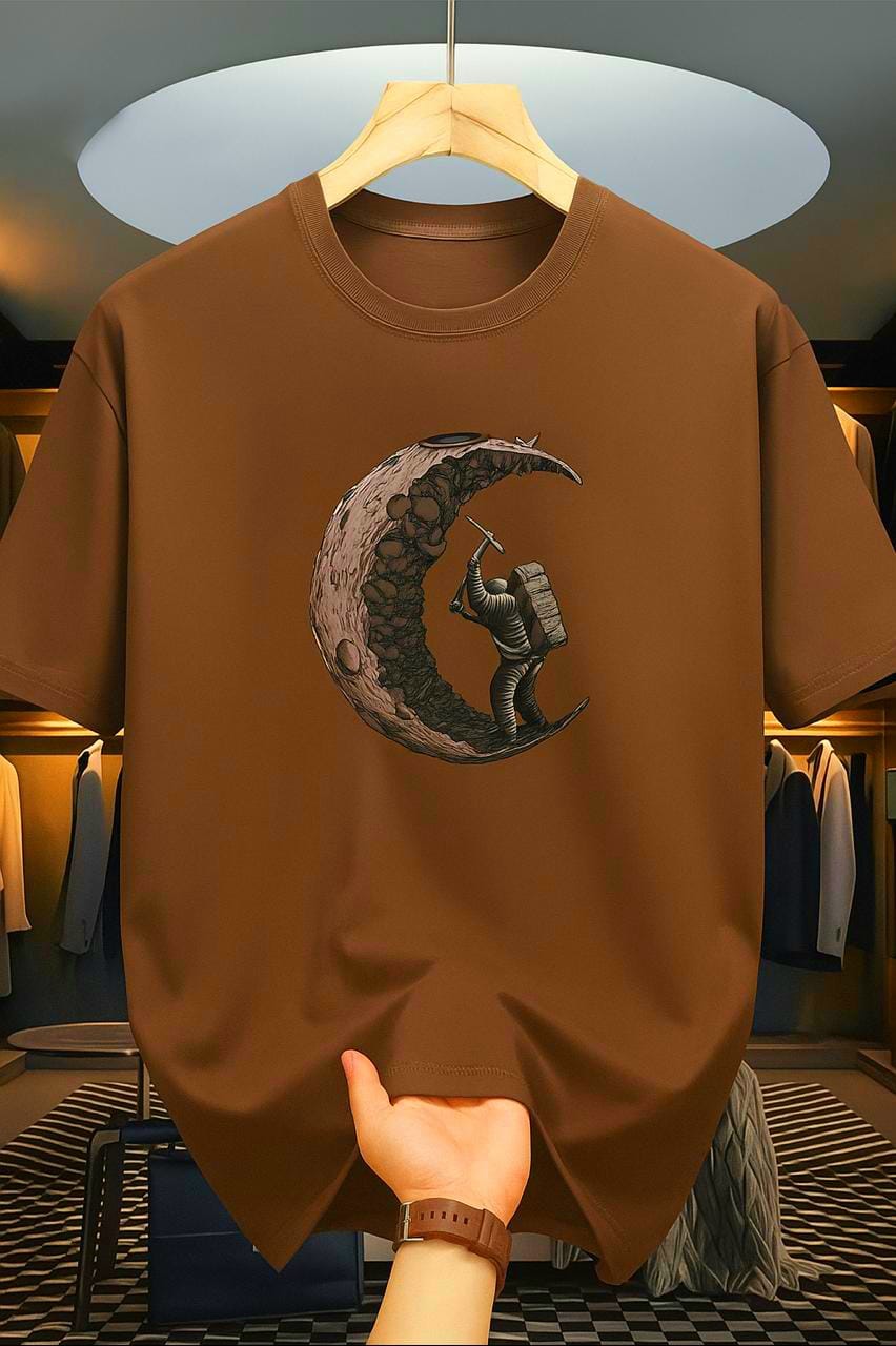 Drop Shoulder Tshirt with DTF Print