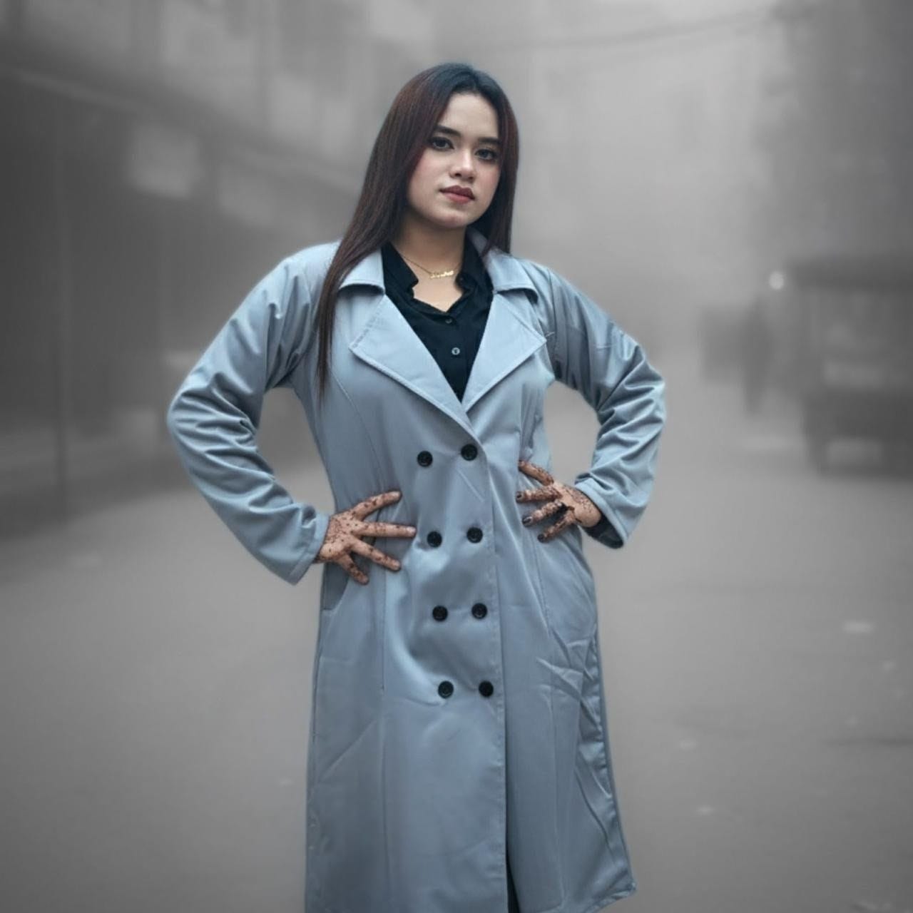 Stylish Ladies Overcoat