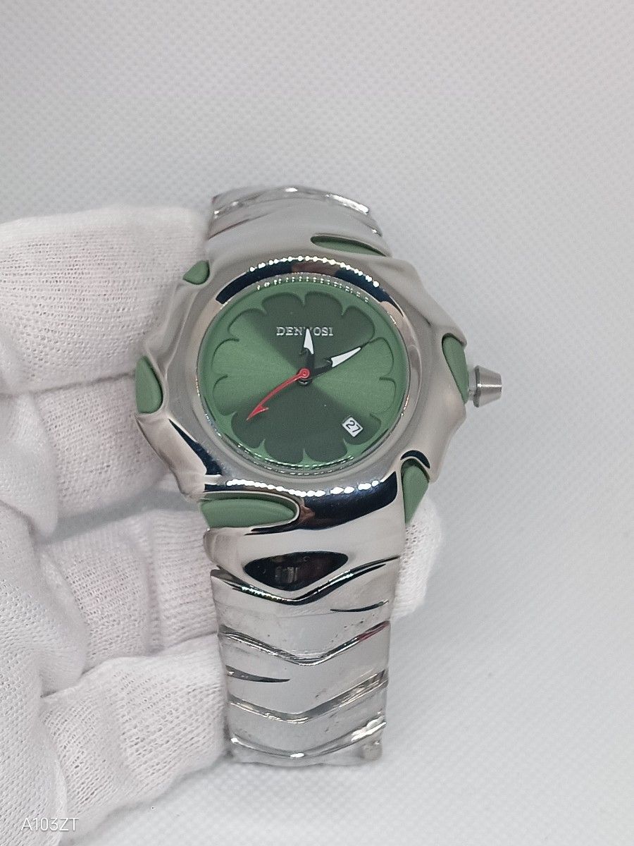 DENVOSI Premium Metal Watch – Bold Design (GreenDial)