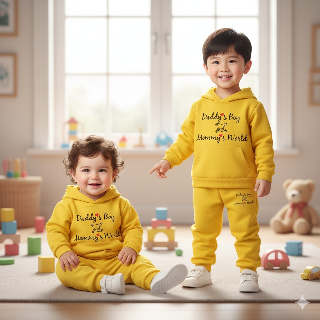 Elegant Stylish Baby Hoodie Set