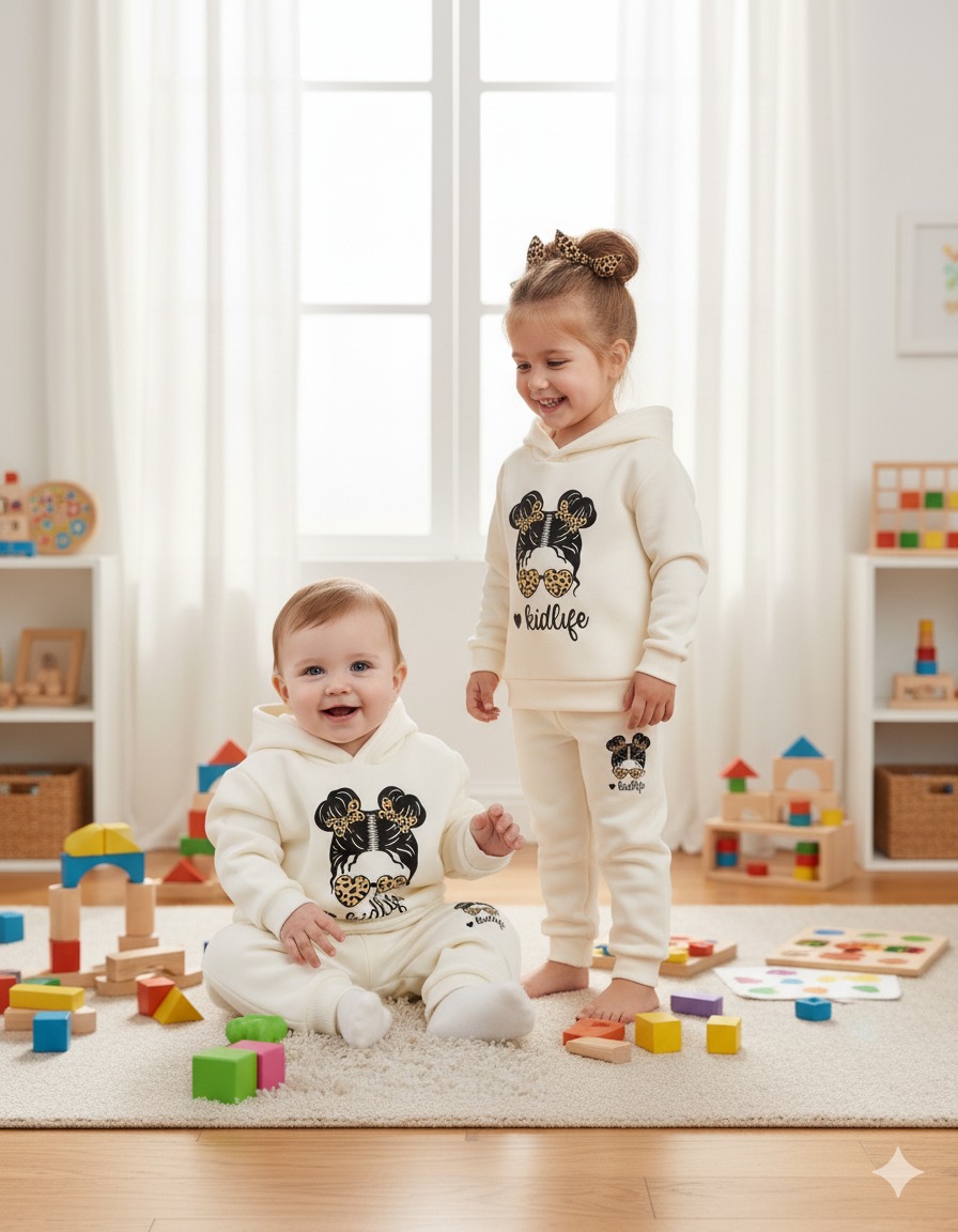 Elegant Stylish Baby Hoodie Set