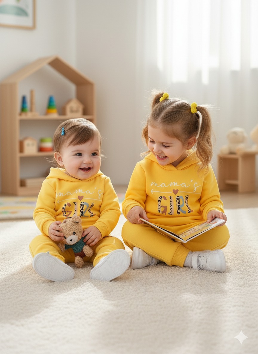 Elegant Stylish Baby Hoodie Set