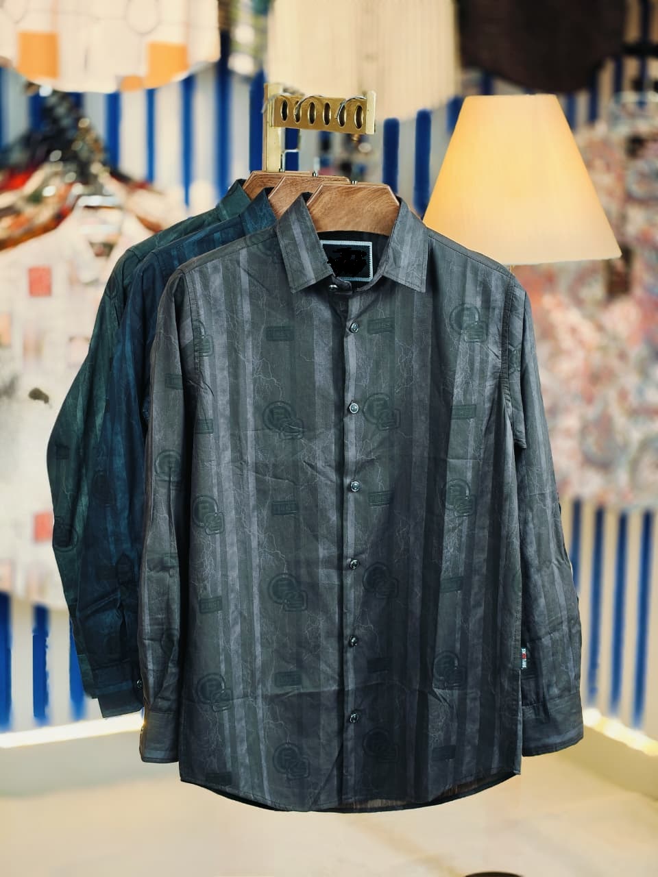 Black Pure Cotton Full sleeve Shirt