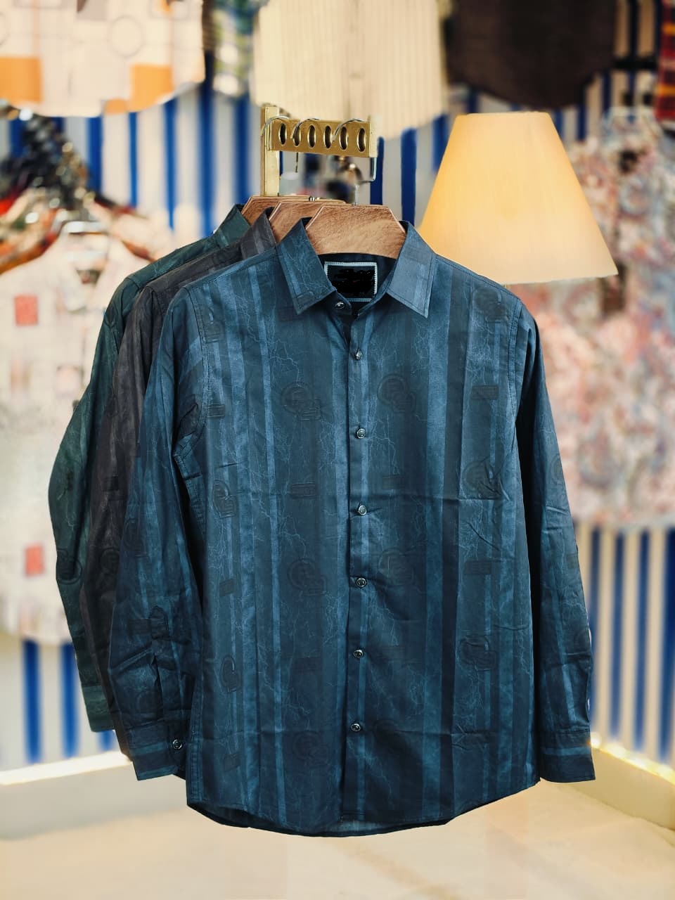 Black Pure Cotton Full sleeve Shirt