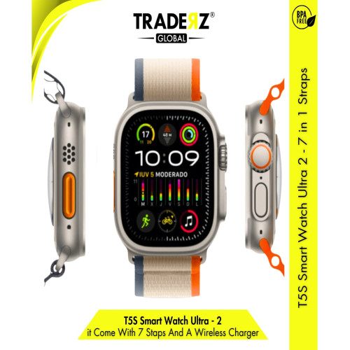 T5S Ultra Smart Watch With 7 Different Straps
