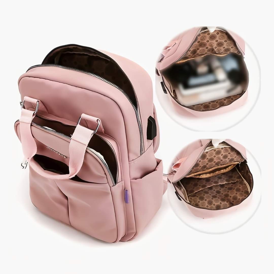 New Leisure Nylon Ladies China Backpack