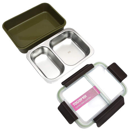Tedemei Stainless Steel Insulated Tiffin Lunch Box