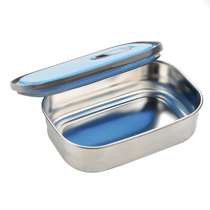 Lunch Box Tedemel Rectangle Stainless Steel Vacuum Food Container (Large size)