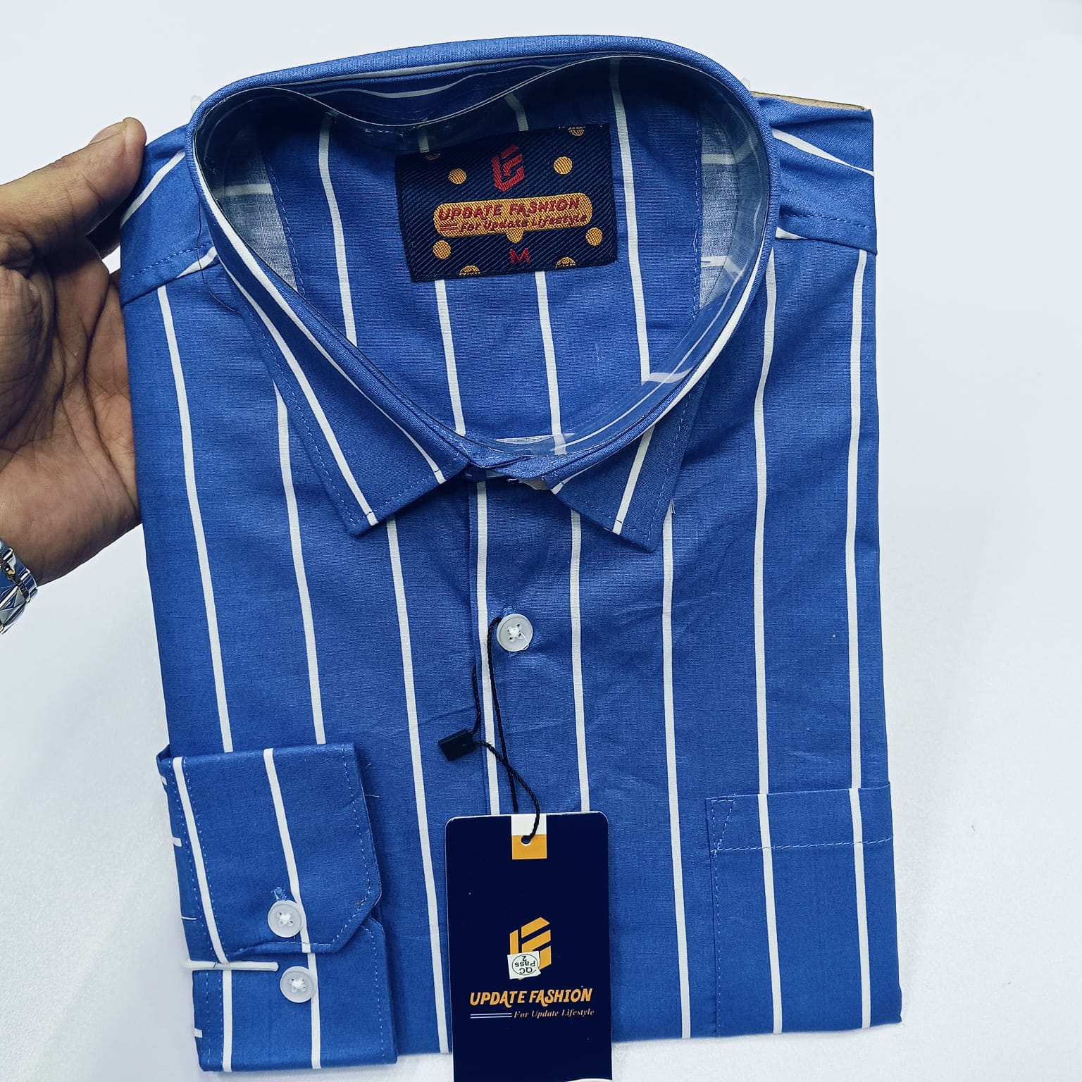 Men's  long sleeve stripe 