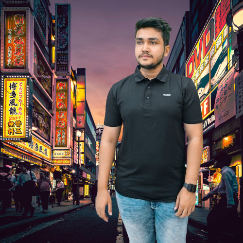 Polo Shirt China Imported Stretch Fabric