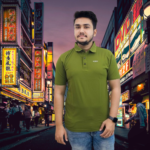 Polo Shirt China Imported Stretch Fabric