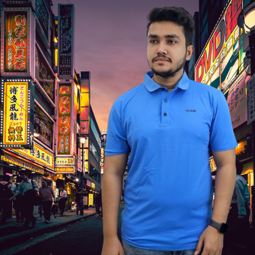 Polo Shirt China Imported Stretch Fabric