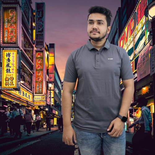 Polo Shirt China Imported Stretch Fabric