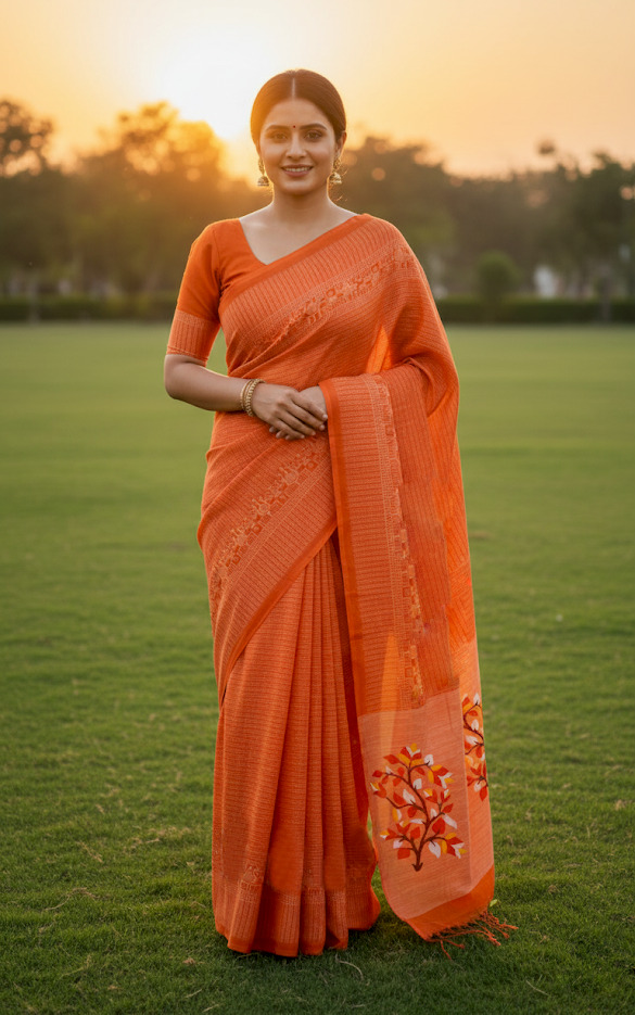 Cotton Sharee with Blouse Piece