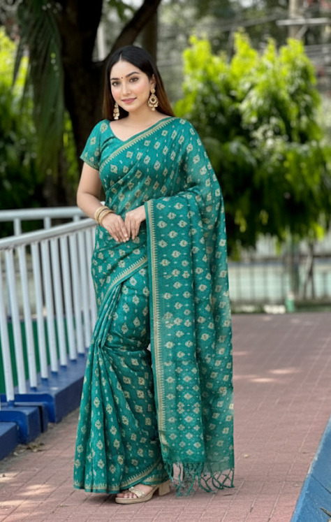 Arong Cotton Sharee with a blouse piece