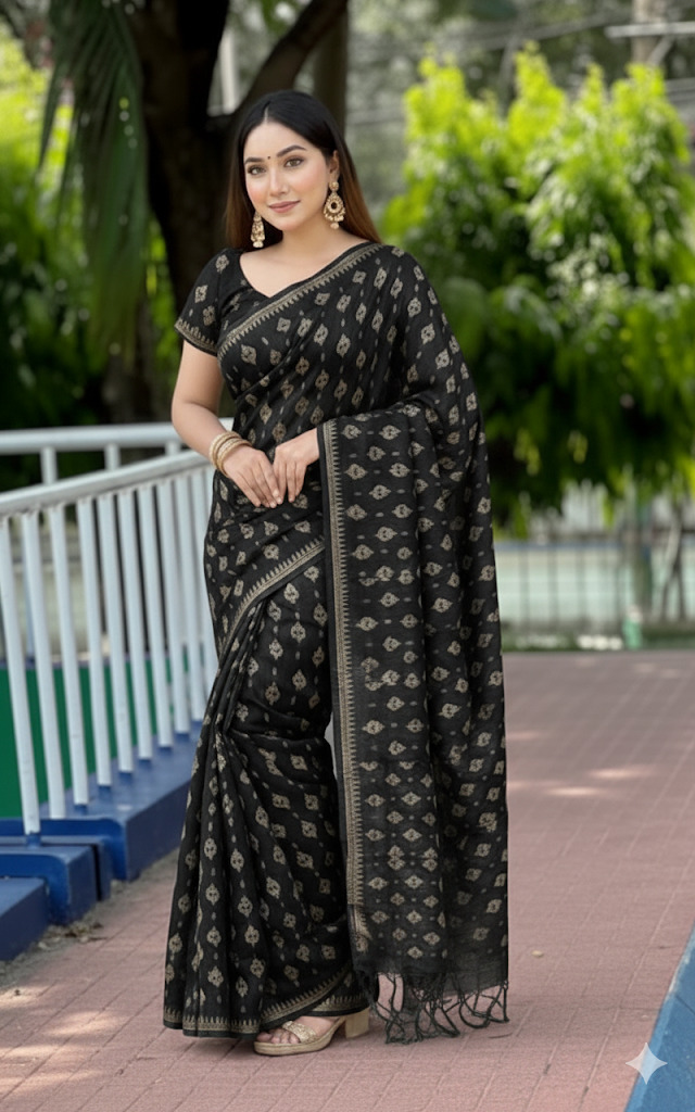 Arong Cotton Sharee with a blouse piece