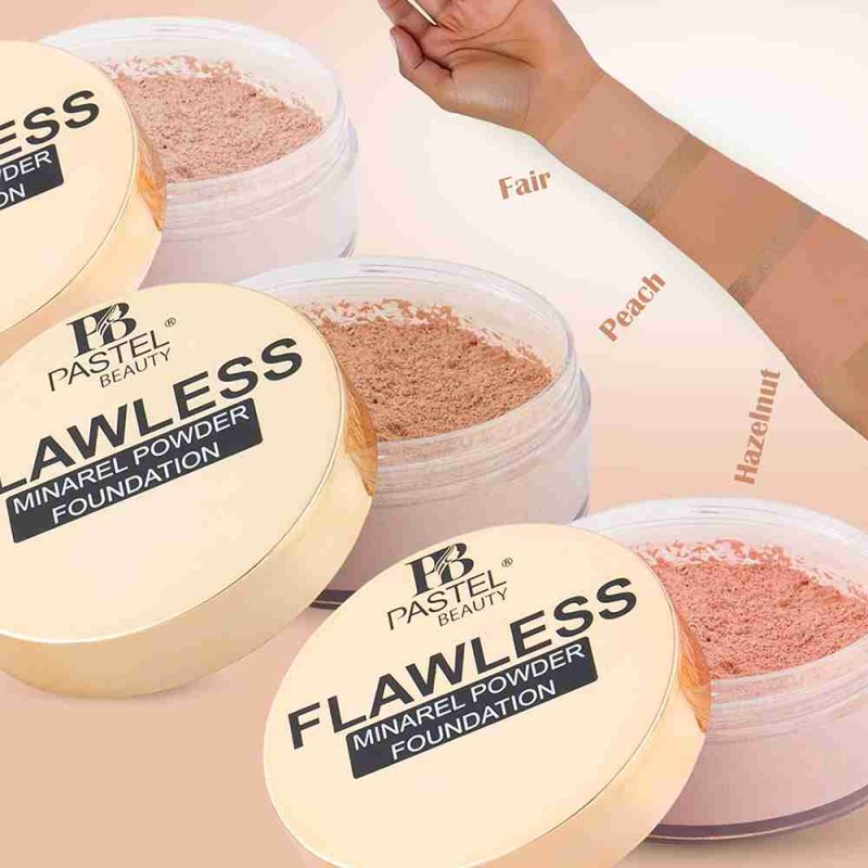 Pastel Beauty Flawless Mineral Powder Foundation (FAIR)